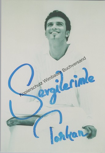 Autografo originale tarkan - autografo, ///