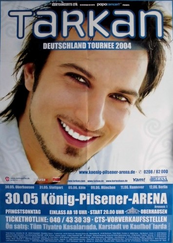 Tarkan 2004 plakat in - plakat,