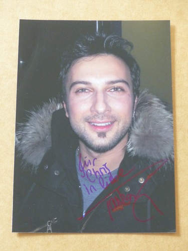 Autografo firmato tarkan - autografo,